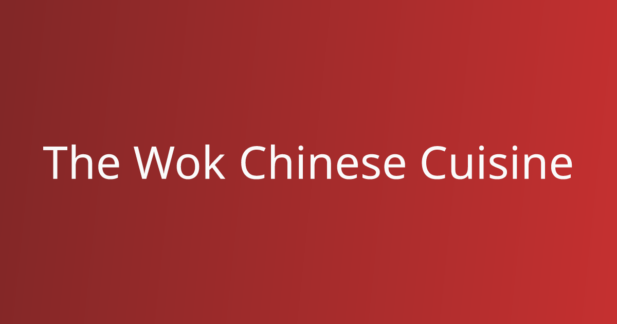 Best Chinese in Reno, NV | The Wok Chinese Cuisine | Order Online